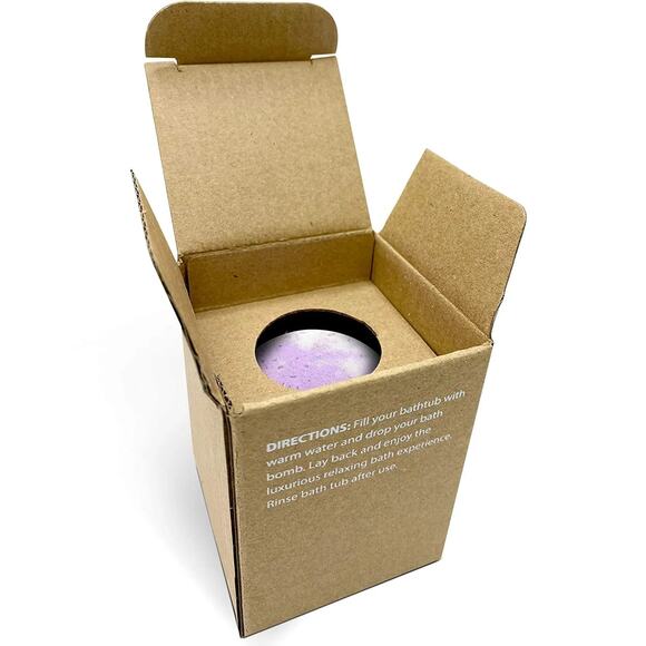 "Unicorn Poop" Organic Bath Bomb in kraft box - 5 oz - Picture 7 of 7